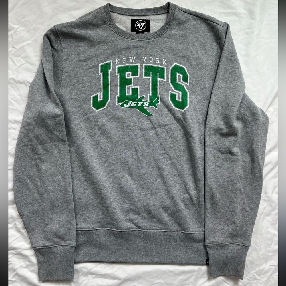 Super soft Jets football NFL crewneck
